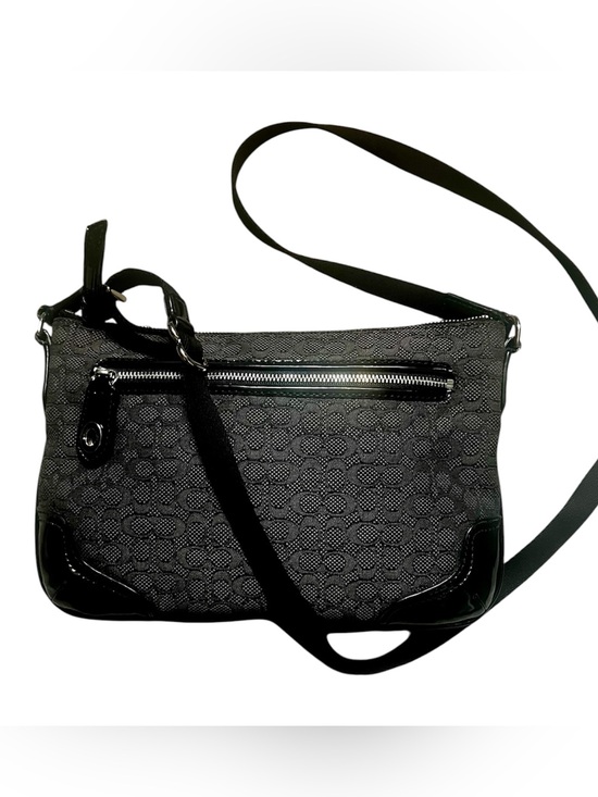 Coach Handbags - Coach Black Signature Jacquard Crossbody Bag
